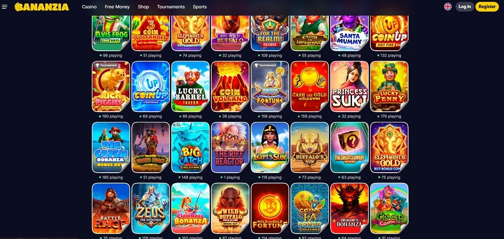 Bananzia Casino Games UK